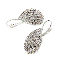 Ear Hook Crystal White Tears Rhinestone Earring Jewelry Gifts For Women  J4U66