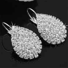 Ear Hook Crystal White Tears Rhinestone Earring Jewelry Gifts For Women  J4U66