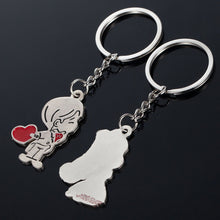 of Keyrings Couple Lover Key Rings Chains Fob Metal Bride Groom Heart Love Keychains Gifts  J4U66
