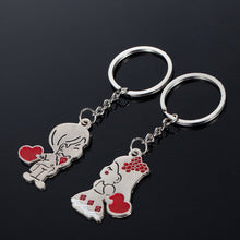 of Keyrings Couple Lover Key Rings Chains Fob Metal Bride Groom Heart Love Keychains Gifts  J4U66