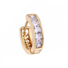 18k real gold plated cupid love heart hollow hoop earrings designcolorful white earrings women jewelry J4U66