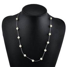 s Charm Jewelry Pendant Chain Simulated Pearl Choker Chunky Statement Bib Necklace  J4U66
