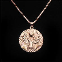 s GUARDIAN ANGEL PROTECT ME Double-faced Guardian Angel Pendant Necklace collar chain Gold Silver Colors J4U66