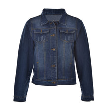 Women Jeans Jackets Short Tops Long Sleeve Denim Coat Ripped For Women Clothing Chaquetas Mujer J4U66