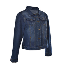 Women Jeans Jackets Short Tops Long Sleeve Denim Coat Ripped For Women Clothing Chaquetas Mujer J4U66