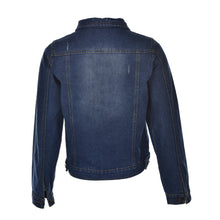 Women Jeans Jackets Short Tops Long Sleeve Denim Coat Ripped For Women Clothing Chaquetas Mujer J4U66