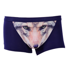 3d wolf eagle underwear men cotton boxercartoon panties ucrotch animal print shorts calzoncillos homme J4U66