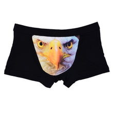 3d wolf eagle underwear men cotton boxercartoon panties ucrotch animal print shorts calzoncillos homme J4U66