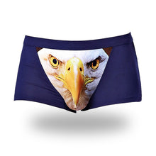 3D Wolf Eagle Underwear Men Cotton Boxer Cartoon Panties Ucrotch Animal Print Shorts Calzoncillos Homme J4U66