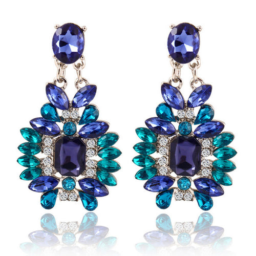 Accessories Dangle Earrings Jewelry Bohemian Colorful Big Drop Earrings Women Gift J4U66