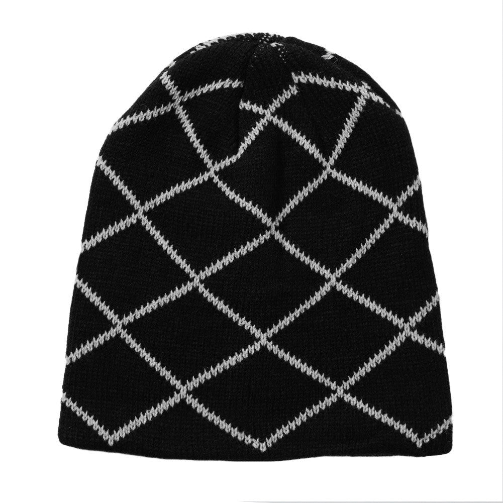 unisex knitted hats caps warm skullies beanies solid hip hop snap slouch bonnet gorro men women headwear J4U66