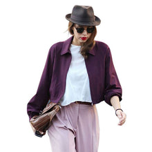 Fashion Women Casual Loose Long Sleeve Coat Outwear Tops Short Jacket Oversized PY3 J4U66