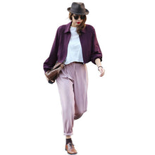 Fashion Women Casual Loose Long Sleeve Coat Outwear Tops Short Jacket Oversized PY3 J4U66