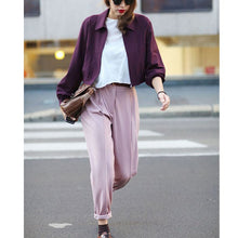 Fashion Women Casual Loose Long Sleeve Coat Outwear Tops Short Jacket Oversized PY3 J4U66