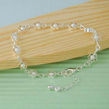 Bangles Vogue Bracelet Plum Blossom Chain Bracelet Beads Bracelet J4U66