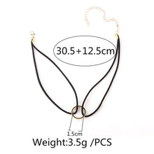 Black Velvet Choker Necklace Gothic Punk Handmade Retro Collar Jewelry J4U66