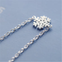 Charm Women Girl Snowflake Shape Wrap Chain Bracelet Silver plated Love Dainty Bridesmaid jewelry Gift J4U66
