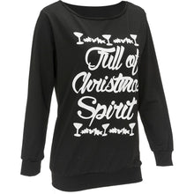 Fashion Print Women Loose Pullover Tops O Neck Long Sleeve Tops Shirt Blouse Plus Size S-L J4U66