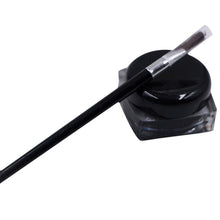 Fashion Cosmetic Waterproof Eye Liner pencil make up black liquid Eyeliner Shadow Gel Makeup + Brush Black J4U66