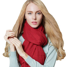 cotton scarf women shawls and scarves for women scarf solidcolorcasual neck warmer wrap long pashmina J4U66