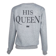 Couples Sweatshirts Print KING QUEEN Long Sleeve Hoodies Lovers Sweatshirt Men and Pullovers J4U66