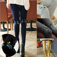 Cute Cat Printed Leggings Women Pants Cute Cotton Girl Leggings Women Clothing 5 Colors J4U66