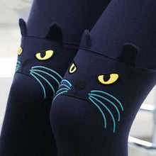 Cute Cat Printed Leggings Women Pants Cute Cotton Girl Leggings Women Clothing 5 Colors J4U66