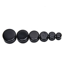 Ear Piercing Jewelry Black 6 Sizes Faux Agate Ear Expander Plugs Stretcher Gauge Tunnels J4U66