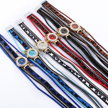 Fashion Women's Ladies Dress Watches Key Braided Rhinestone Quartz Wrist Watches Lady Dress Watches Relogio Femininos J4U66