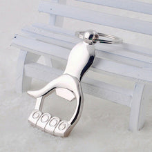 Hand Bottle Opener Hand Key Ring Chain Multifunctional Metal Key Chain Versatile Wedding Gift  J4U66
