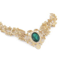 hollow carved peach heart rhinestone women lady long necklace bronze silver golden jewelry J4U66