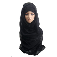 Fashion Islamic Turban Head Wear Band Neck ChCover Bonnet Muslim Short Hijab Shawls Arab Women Scarf J4U66