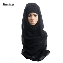 Fashion Islamic Turban Head Wear Band Neck ChCover Bonnet Muslim Short Hijab Shawls Arab Women Scarf J4U66
