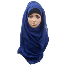 Fashion Islamic Turban Head Wear Band Neck ChCover Bonnet Muslim Short Hijab Shawls Arab Women Scarf J4U66