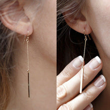Jewelry Ear Stud For Women Gold Plated Party Cocktail Long Dangle Drop Chain Tassels Hook Earrings J4U66