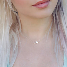 Jewelry Necklace For Women Tiny Gold Sideways Cross Necklace Silver Cross Necklace Pendant Jewelry Collares Mujer Bijoux J4U66