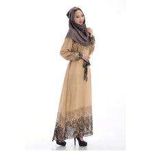 Fashion Kaftan Abaya Jilbab Islamic Muslim Women Vintage Maxi Dress+Belt PY3 J4U66