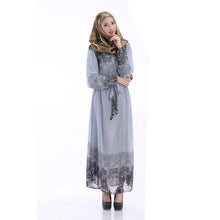 Fashion Kaftan Abaya Jilbab Islamic Muslim Women Vintage Maxi Dress+Belt PY3 J4U66