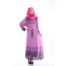 Fashion Kaftan Abaya Jilbab Islamic Muslim Women Vintage Maxi Dress+Belt PY3 J4U66