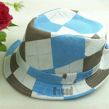 kids baby fedora hats jazz cool boy girl cap pography top hat cotton trilby J4U66