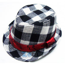 kids baby fedora hats jazz cool boy girl cap pography top hat cotton trilby J4U66