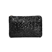 ladies women clutch bag dazzling sequins glitter sparkling handbag evening party day clutch bag golden silver pink black J4U66