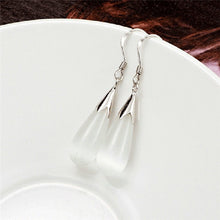 Long Drop Earrings Sample Jewelry for Girl Women Elegant Opal Earrings Drops J4U66