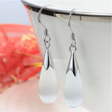 Long Drop Earrings Sample Jewelry for Girl Women Elegant Opal Earrings Drops J4U66