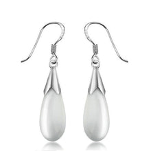 Long Drop Earrings Sample Jewelry for Girl Women Elegant Opal Earrings Drops J4U66