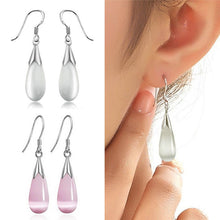 Long Drop Earrings Sample Jewelry for Girl Women Elegant Opal Earrings Drops J4U66