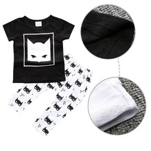 Fashion Lovely Baby Clothing Set Character Cotton Baby Boy Clothes Kids (Pants + T-shirt) Boy Clothes Sets J4U66