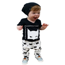 Fashion Lovely Baby Clothing Set Character Cotton Baby Boy Clothes Kids (Pants + T-shirt) Boy Clothes Sets J4U66