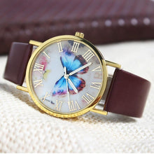 Fashion Luxury Roman Women's Leather Quartz Watch Fashion Numerals Wrist Watch  J4U66