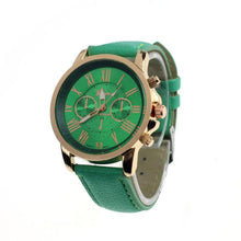 Fashion Luxury Roman Women's Leather Quartz Watch Fashion Numerals Wrist Watch  J4U66